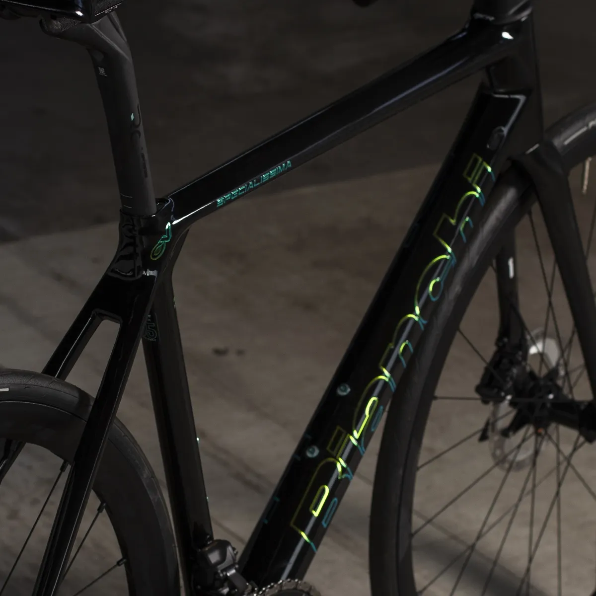Bianchi Specialissima Racercykel, Svart Bianchi Specialissima Racercykel, Svart