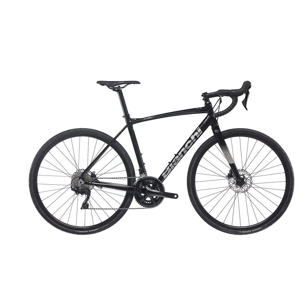 Bianchi Via Nirone 7 105 Disc 2022 Racercykel, Black / titanium silver Bianchi Via Nirone 7 105 Disc 2022 Racercykel, Black / titanium silver