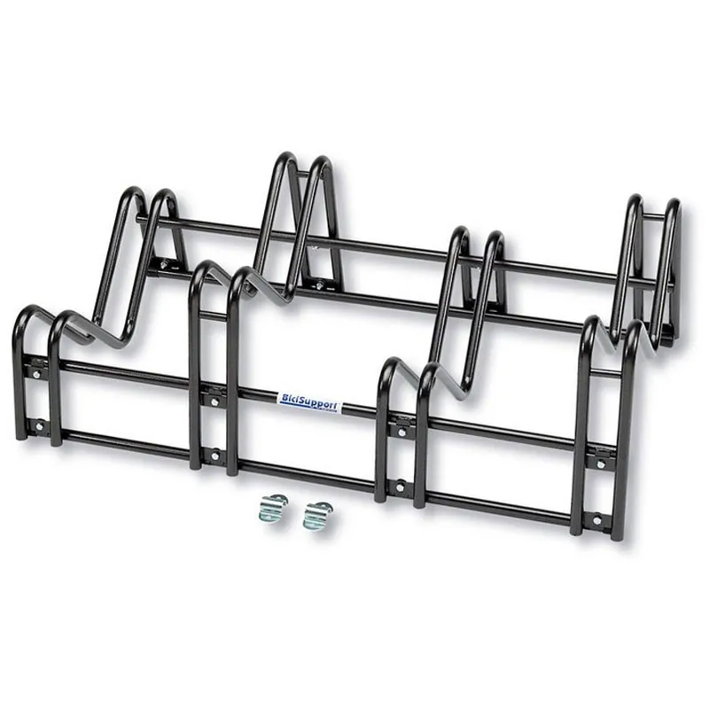 BICISUPPORT Bs044 4 Cykelställ, Black, One Size