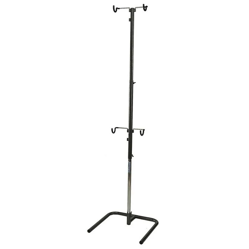 BICISUPPORT Bs055 Double Cykelreparationsställ, Black, One Size