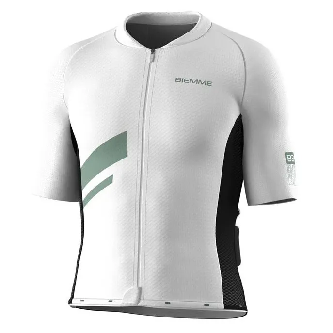Biemme Armonia Korta ärmar Cykeltröja, White / green, S