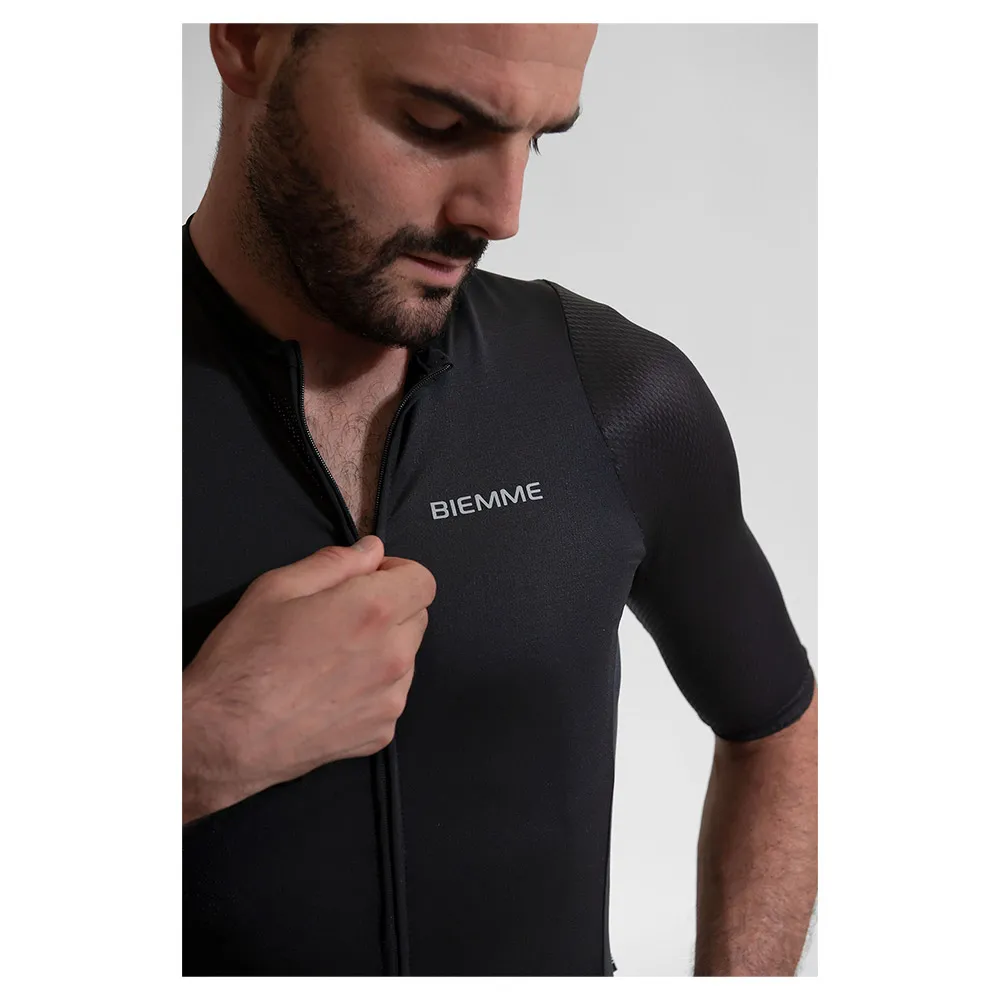 Biemme Core 2.0 Korta ärmar Cykeltröja, Black, L