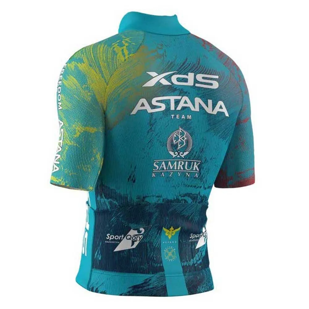 Biemme Xds Astana 2025 Korta ärmar Cykeltröja Biemme Xds Astana 2025 Korta ärmar Cykeltröja