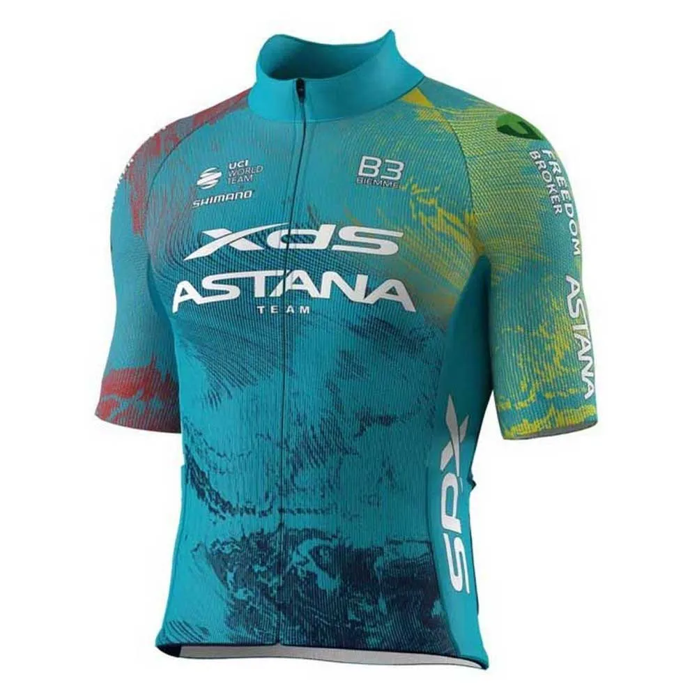 Biemme Xds Astana 2025 Korta ärmar Cykeltröja Biemme Xds Astana 2025 Korta ärmar Cykeltröja