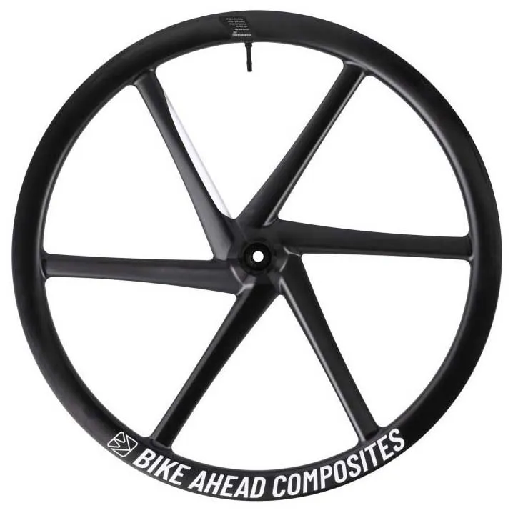 bike ahead composites Biturbo Aero Cl Disc Tubeless 23-24 Grus Bakhjul, Black, 12 x 142mm, Sram XDR