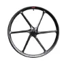 bike ahead composites Biturbo Cross Cl Disc Tubeless 20-21 Gravelcykel Framhjul, Black, 12 x 100mm