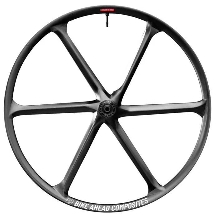 bike ahead composites Biturbo Rsx 29´´ Lefty Ocho Disc Tubeless Mtb Framhjul, Black, One Size