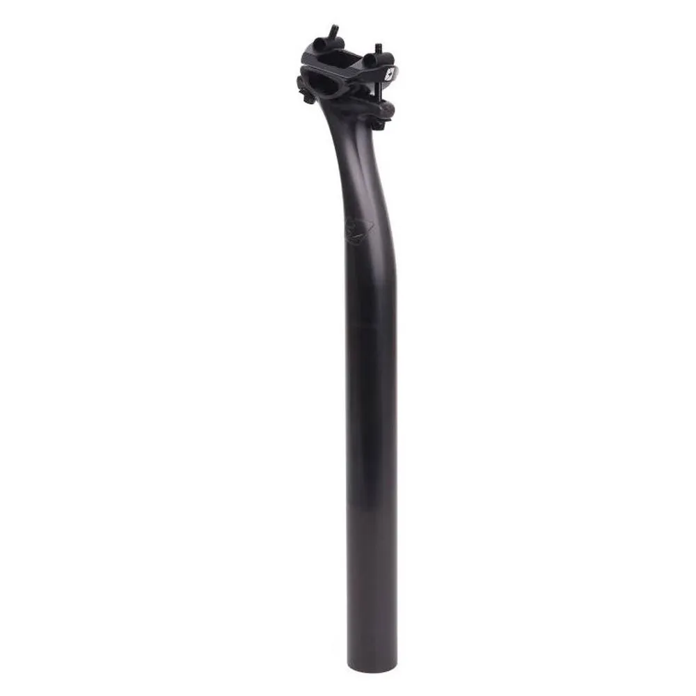 bike ahead composites The Seatback 20-21 Sadelstolpe, Matt unidirectional carbon, 400mm, 31.6mm