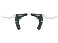 Bike attitude bromshandtag set för v-bromsar och cantilever svart/silver Bike attitude bromshandtag set för v-bromsar och cantilever svart/silver