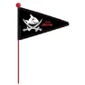 Bike Fashion Capt´n Sharky Flagga, Black / multicolor, One Size