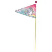 Bike Fashion Einhorn Paradies Double Safety Flagga