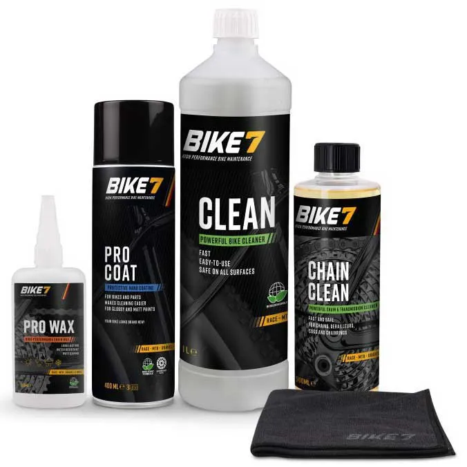 BIKE7 Clean And Care Rengöringskit, Black, One Size