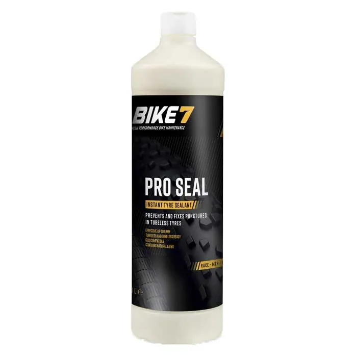 BIKE7 Pro Slanglöst Tätningsmedel 1l, White / black, One Size