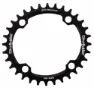 BikeBrother 32T drevØ 104 mm Oval, Svart