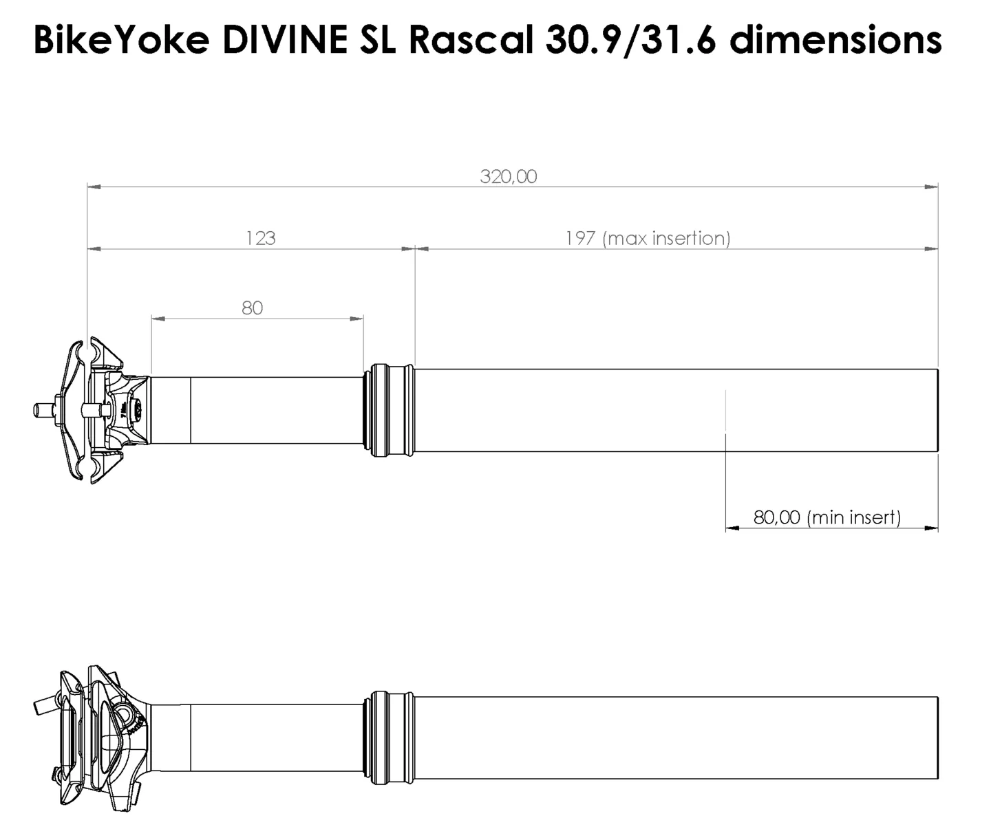 BikeYoke Divine SL Rascal Dropperpost