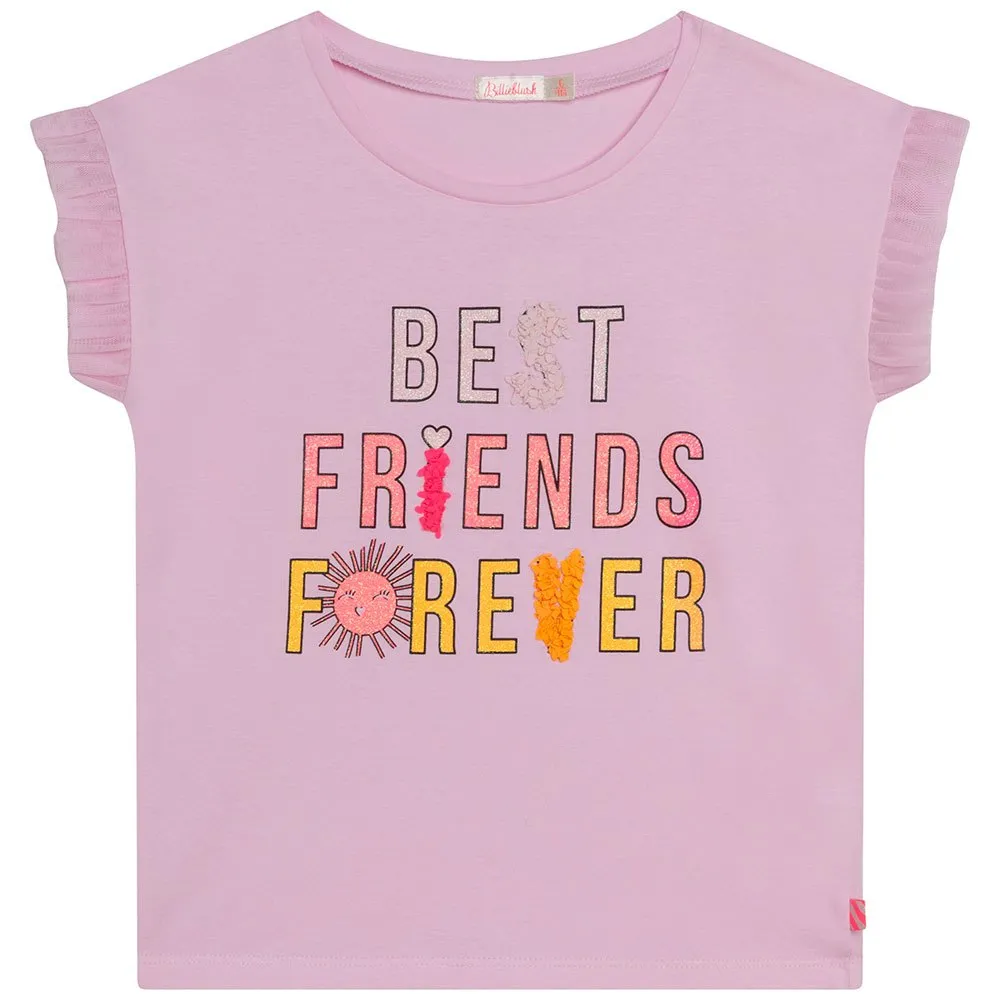 Billieblush U15967 T-shirt Med Korta ärmar, Pink, 24MON