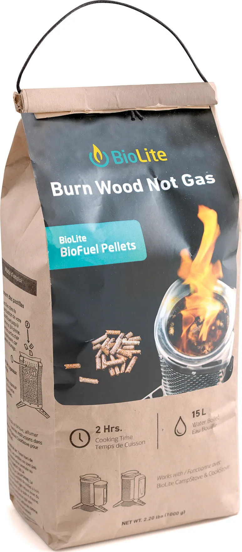 Biolite Campstove Bio Fuel Pellets, Black, 1kg Biolite Campstove Bio Fuel Pellets, Black, 1kg