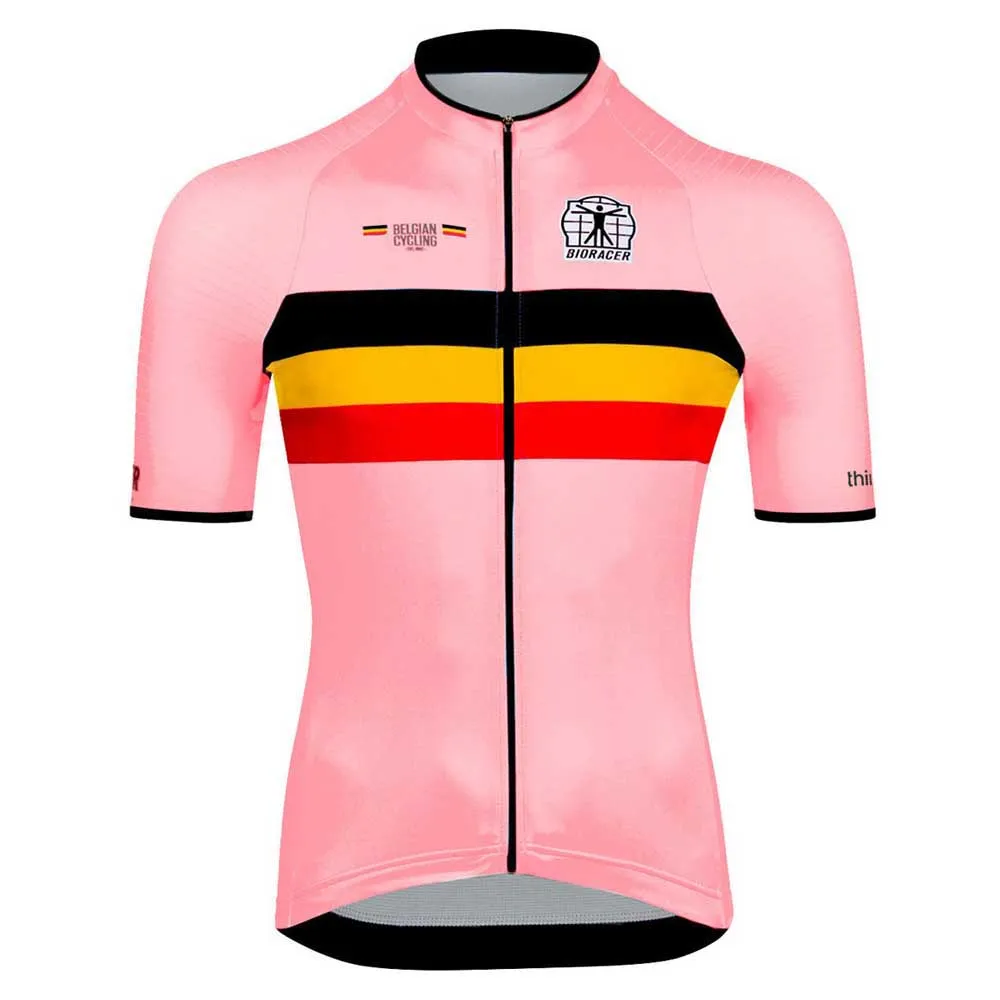 Bioracer Icon Official Belgian Cycling Korta ärmar Cykeltröja