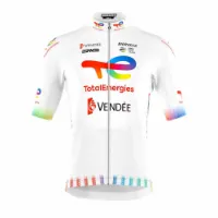 Bioracer Icon Team Total Energies 2025 Korta ärmar Cykeltröja
