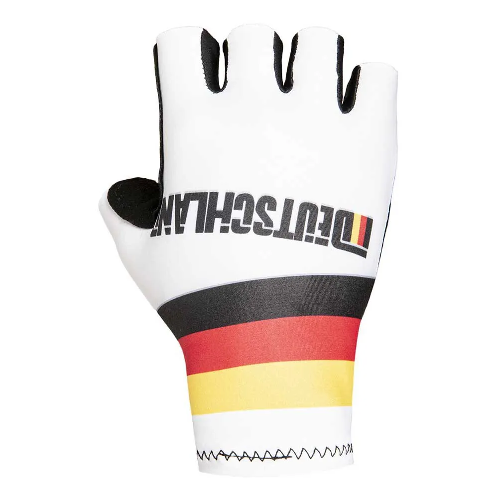 Bioracer One 2.0 Germany Korta Handskar, White