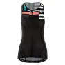 Bioracer Top Zipper ärmlös Triathlontröja, Beach zebra, M