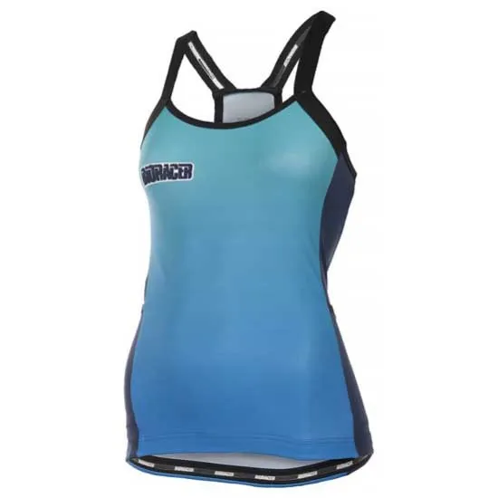 Bioracer Vesper Ärmlös Cykeltröja, Blue / radiant, S