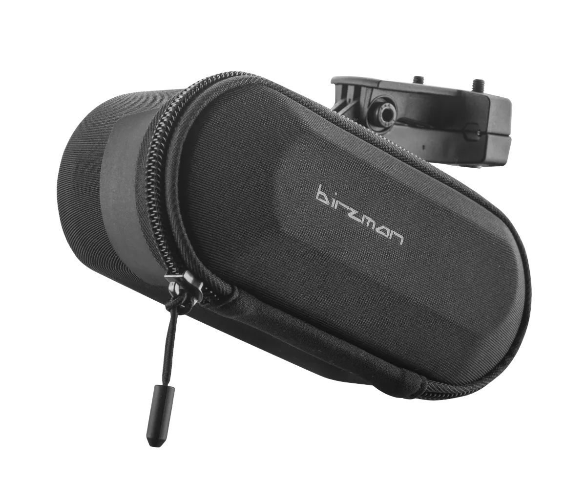 Birzman Oval Sadelväska med Hållare, Black, One Size
