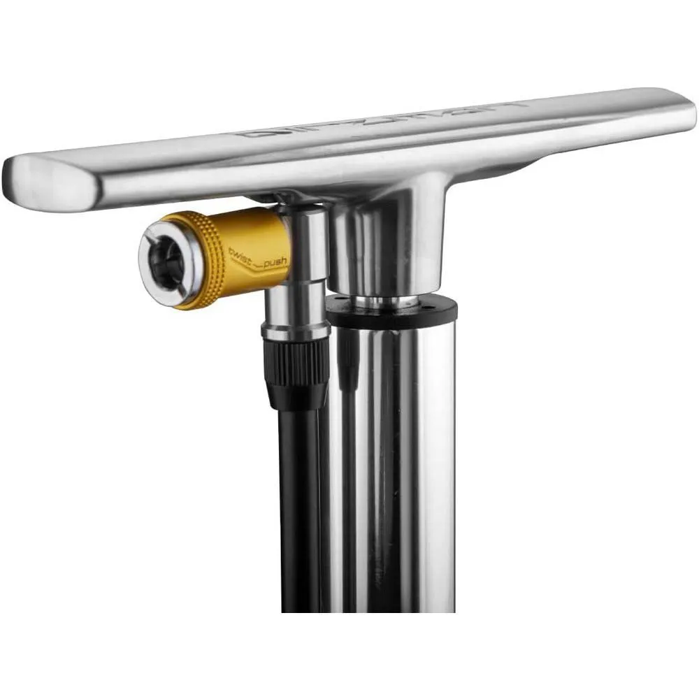 Birzman Tiny Tanker Helix Cykelpump, Silver, 220psi
