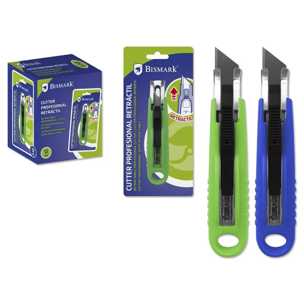 Bismark 326994 Skärare 12 Enheter, Blue / green, One Size