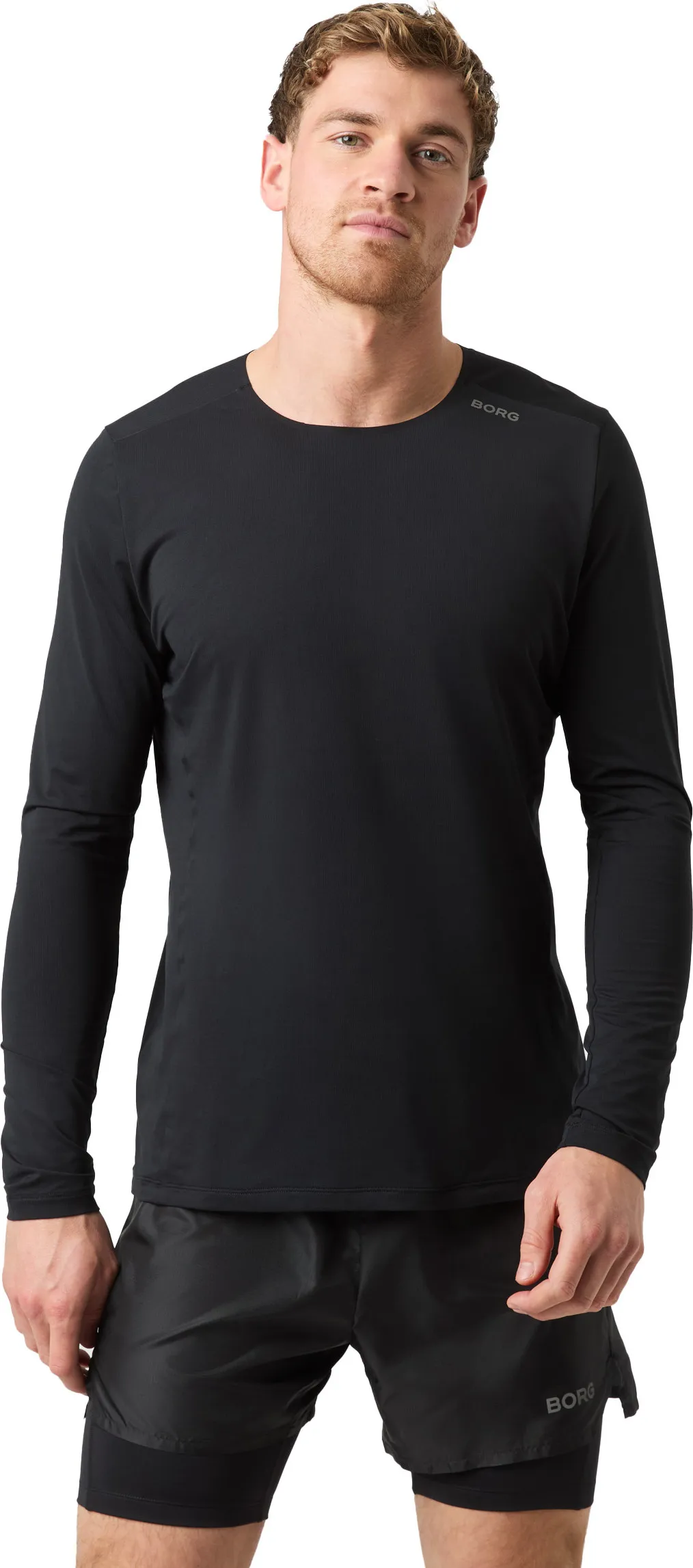 Björn Borg Men's Borg Running Feather Long Sleeve T-Shirt Björn Borg Men's Borg Running Feather Long Sleeve T-Shirt