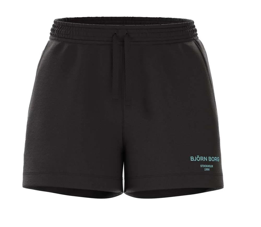 Björn Borg Women's Borg Essential Shorts, Black beauty Björn Borg Women's Borg Essential Shorts, Black beauty