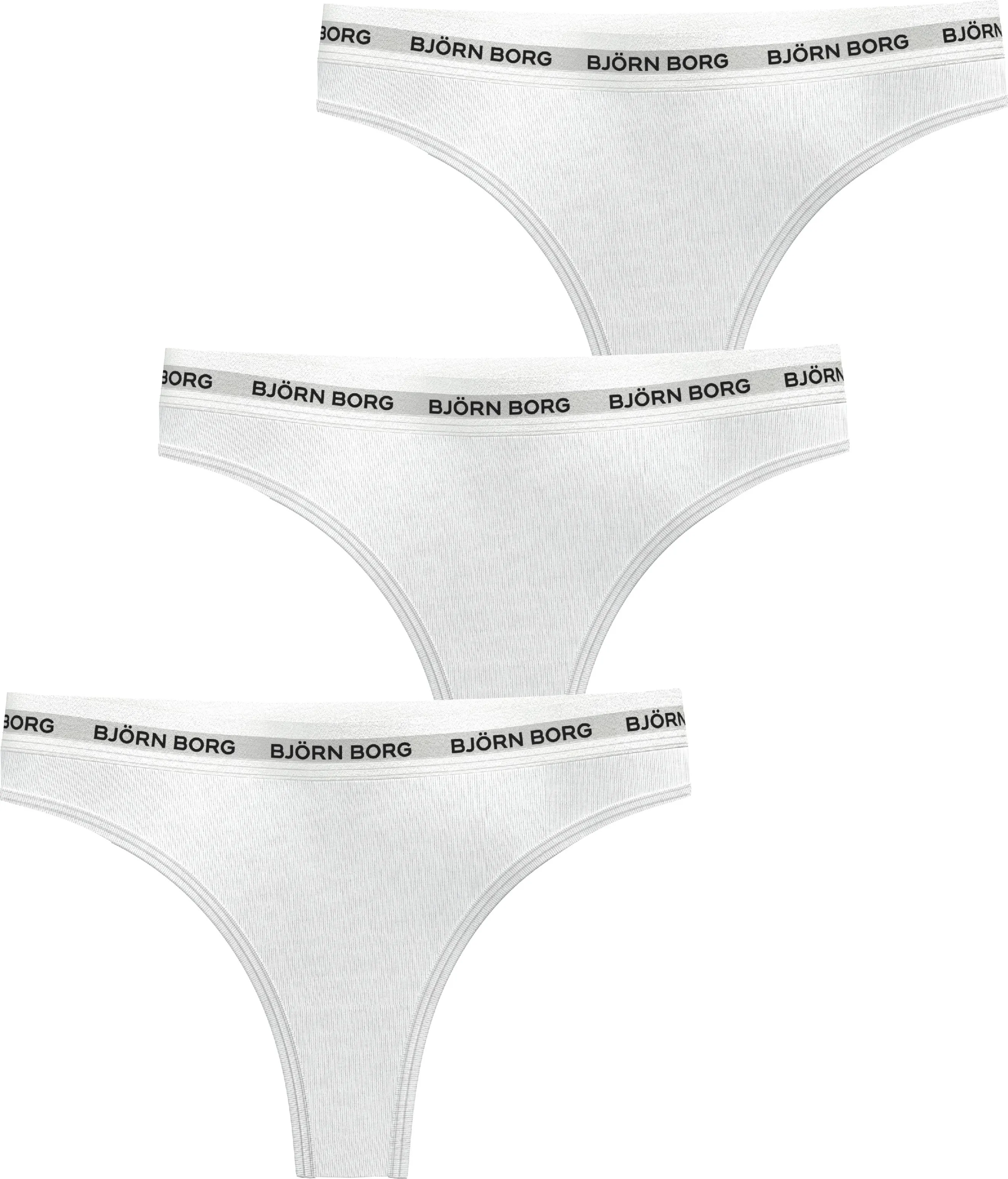 Björn Borg Women's Logo Thong 3-pack Multipack 2 Björn Borg Women's Logo Thong 3-pack Multipack 2