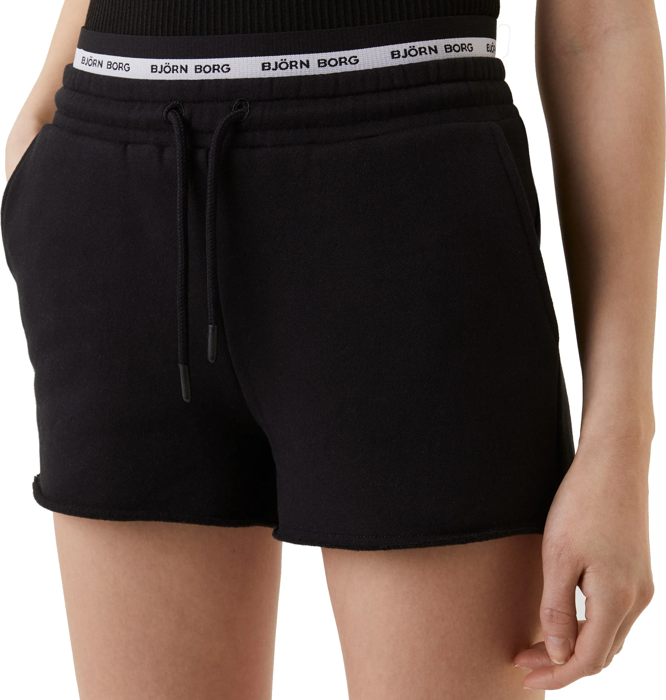 Björn Borg Women's Sthlm Elastic Shorts, Black Beauty Björn Borg Women's Sthlm Elastic Shorts, Black Beauty