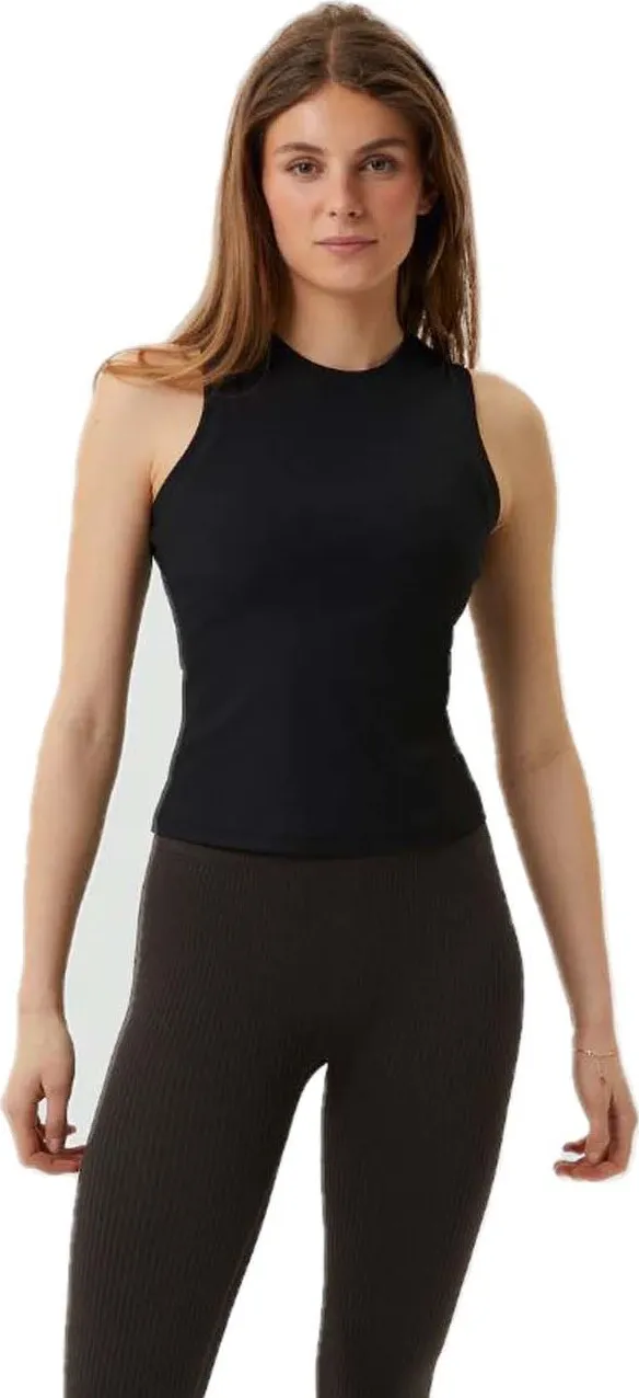 Björn Borg Women's Studio Rib Tank, Black Beauty