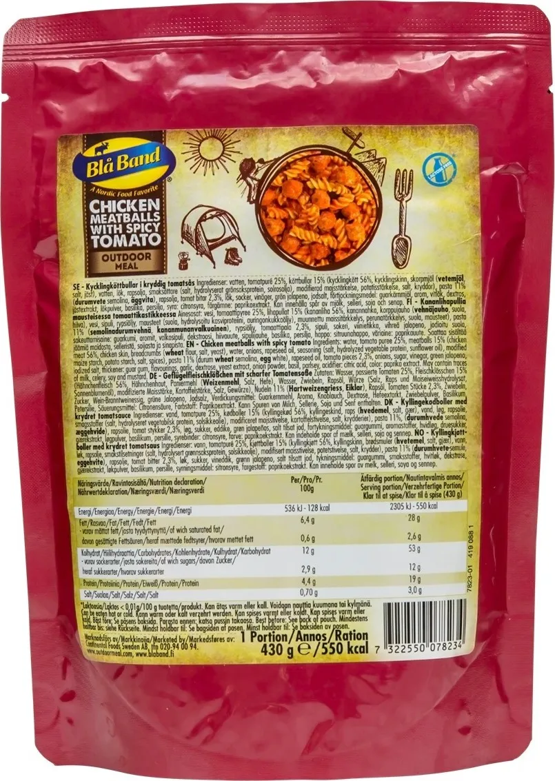 Blå Band Chicken Meatballs With Spicy Tomato, Nocolour, One Size