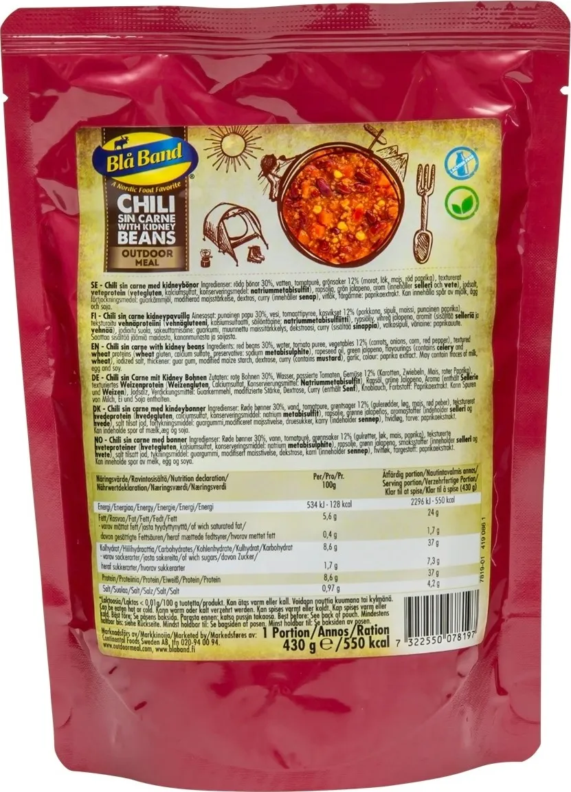 Blå Band Chili Sin Carne With Kidney Beans, NoColour, One Size
