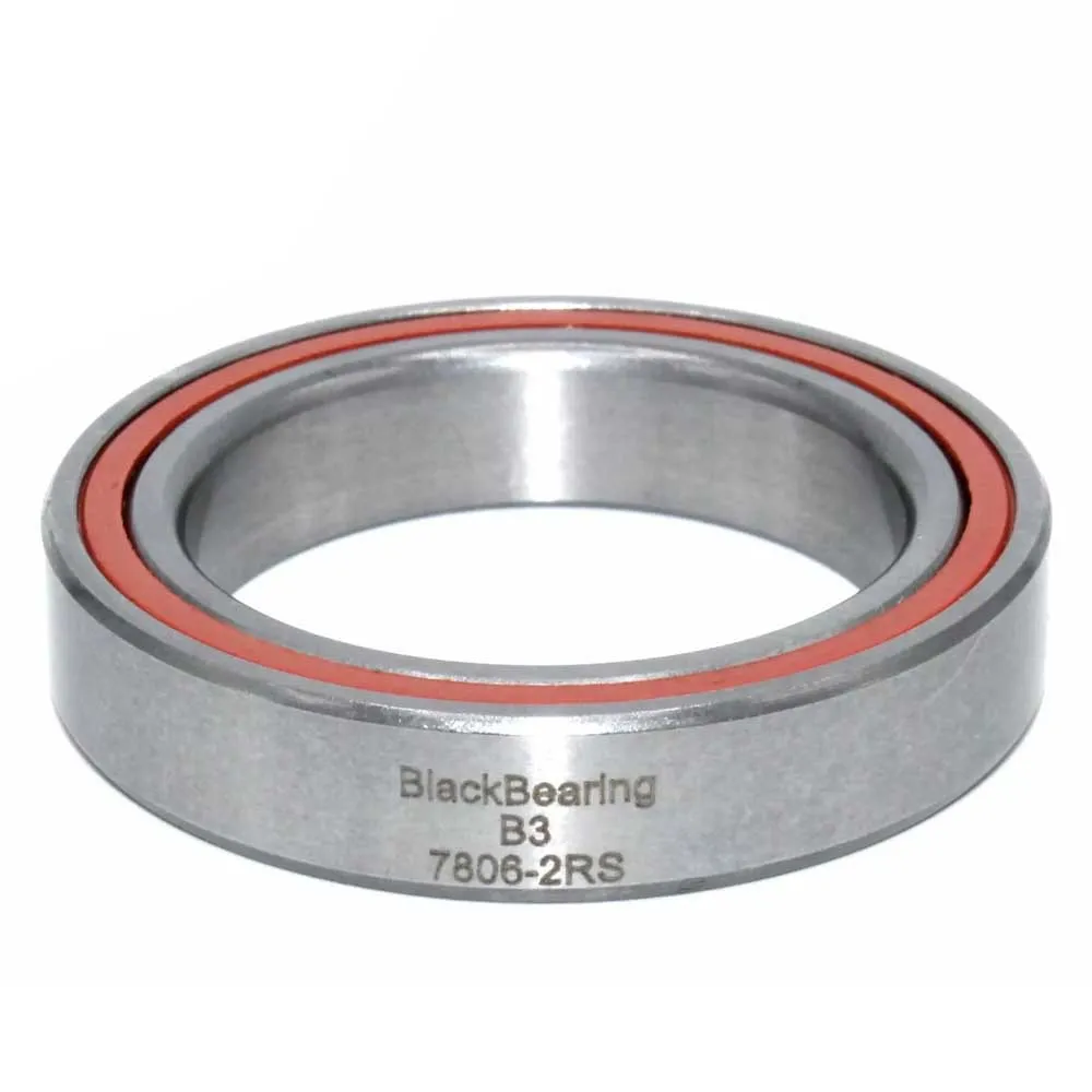 BLACK BEARING B5 7806-2rs Pedalager, Silver, One Size