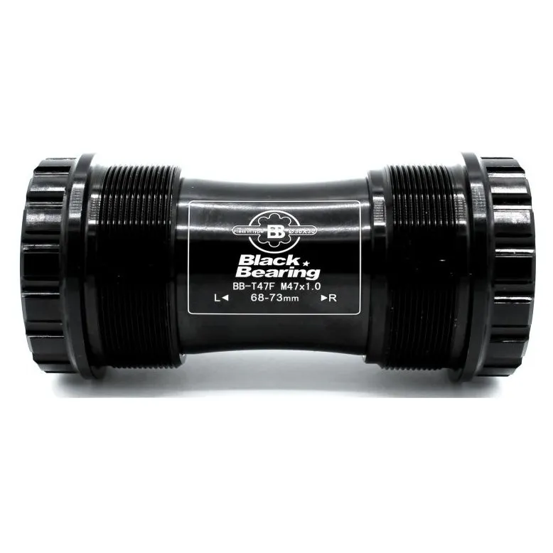 BLACK BEARING Bracket T47-68/73-dub B5 Lagertätning, Black, One Size