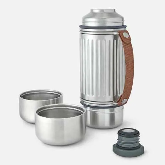 Black+blum Explorer Duo 1l Termosflaska, Grey, One Size