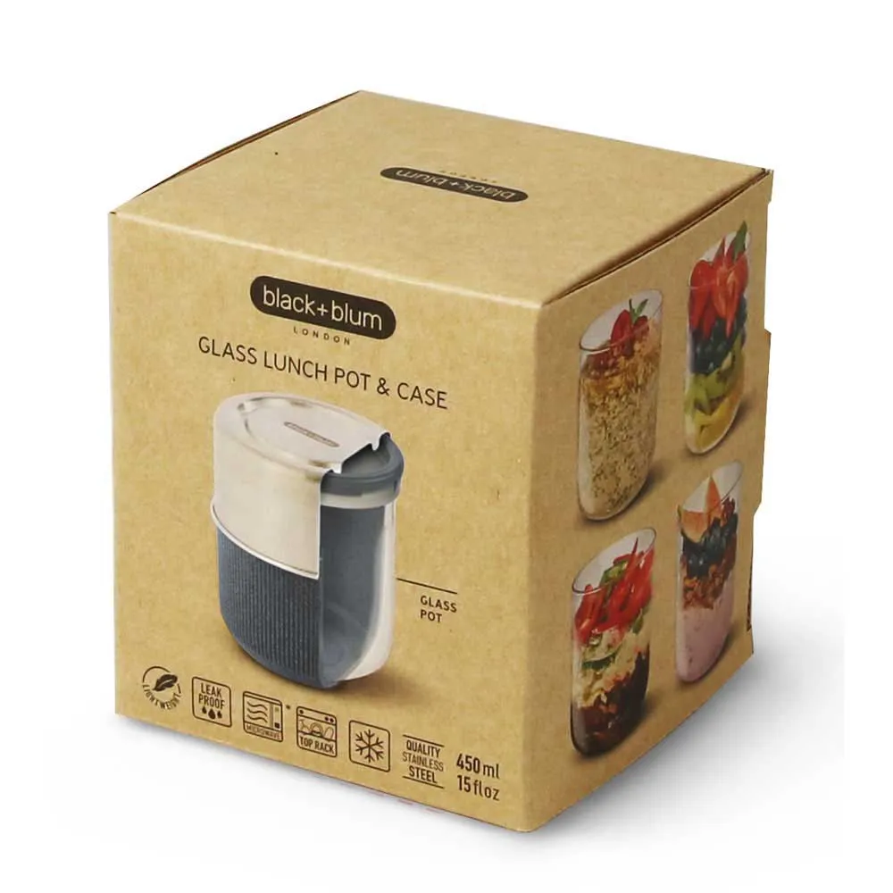 Black+blum Glass Lunch Pot 450ml Skål