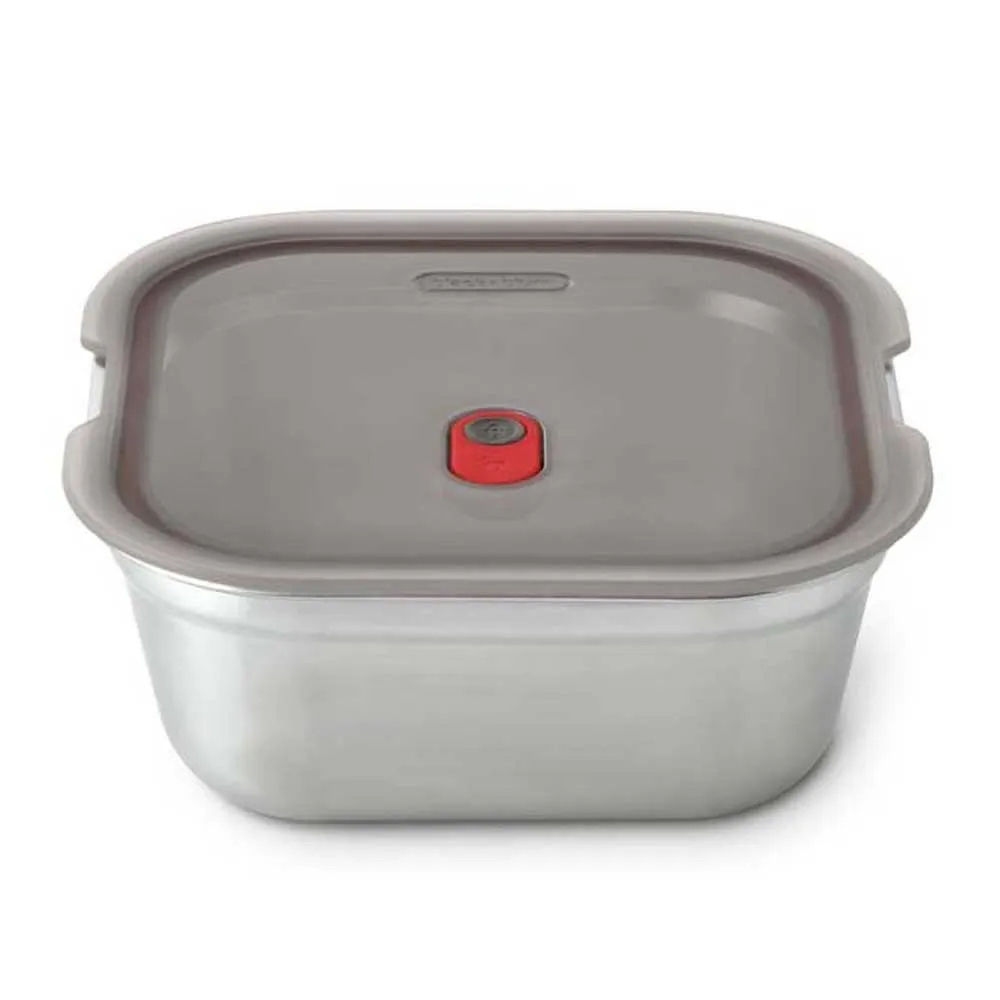 Black+blum Multi-function Square L 1.4l Lunchlåda, Grey / red, One Size