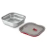 Black+blum Multi-function Square S 1.1l Lunchlåda, Grey / red, One Size