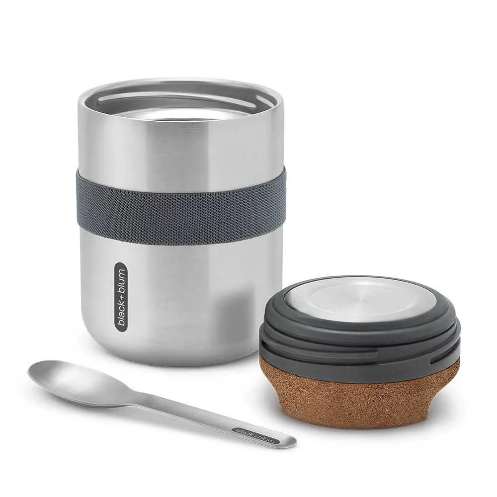 Black+blum Pot Slate Termosflaska, Silver, One Size