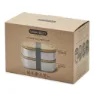 Black+blum Rostfritt Stål Bentolåda 1l, Almond / grey, One Size