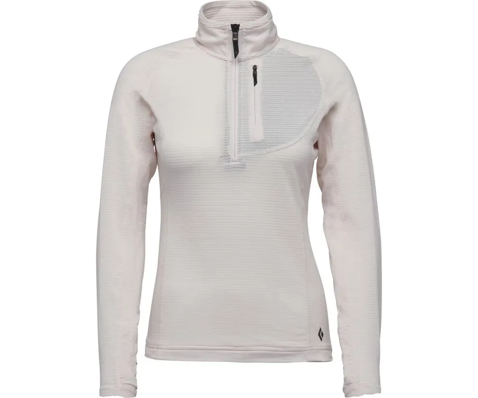 Black Diamond Coefficient LT Quarter Zip Shirt Women, Ice pink Black Diamond Coefficient LT Quarter Zip Shirt Women, Ice pink