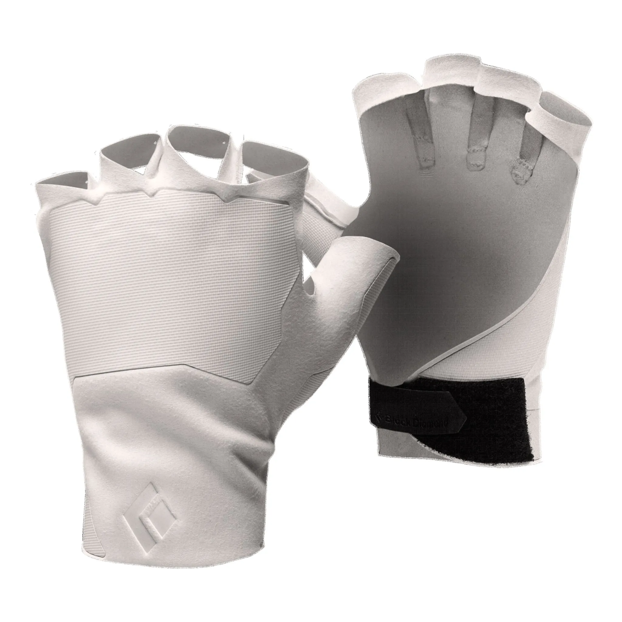 Black Diamond Crack Gloves, White Black Diamond Crack Gloves, White