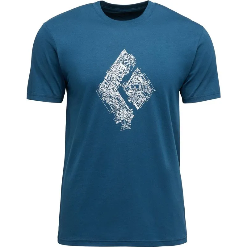 Black Diamond Engineered Diamond T-shirt Med Korta ärmar