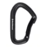 Black Diamond HotForge Bent Gate Carabiner, Black, One Size