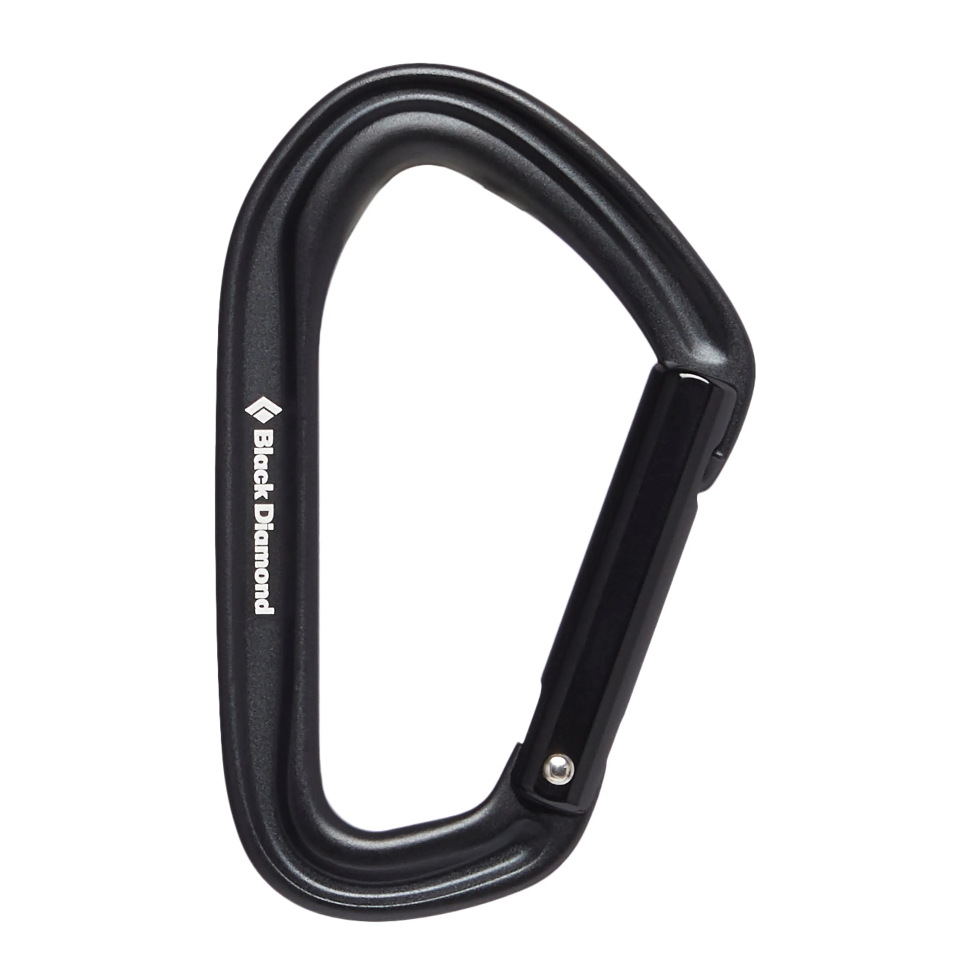 Black Diamond HotForge Straight Gate Carabiner, Black, One Size Black Diamond HotForge Straight Gate Carabiner, Black, One Size