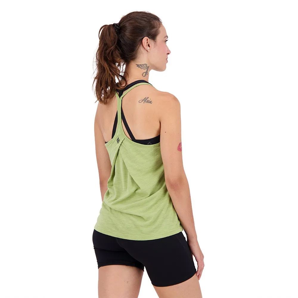 Black Diamond Integrale ärmlös T-shirt, Green tea
